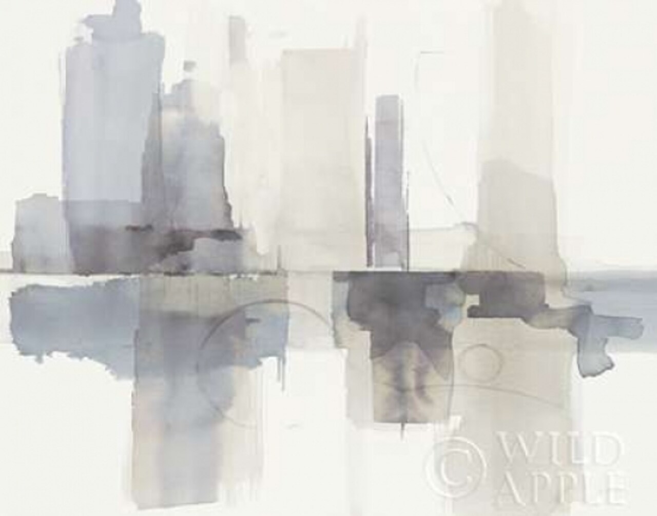 Improvisation II Gray Crop Poster Print by Mike Schick - Item # VARPDX28338